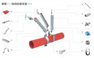 單管——縱向抗震支架